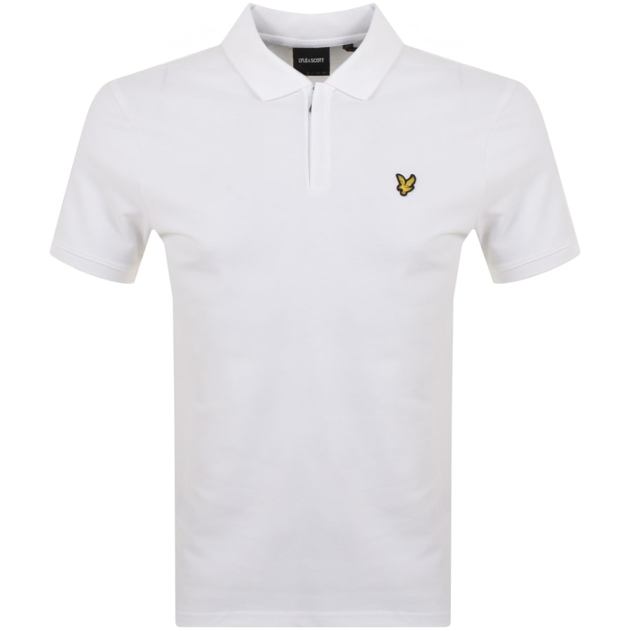 Lyle and scott white polo shirt deals